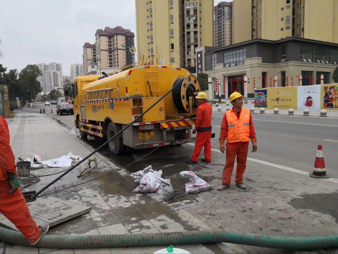 安化排污管道清淤-管道清洗